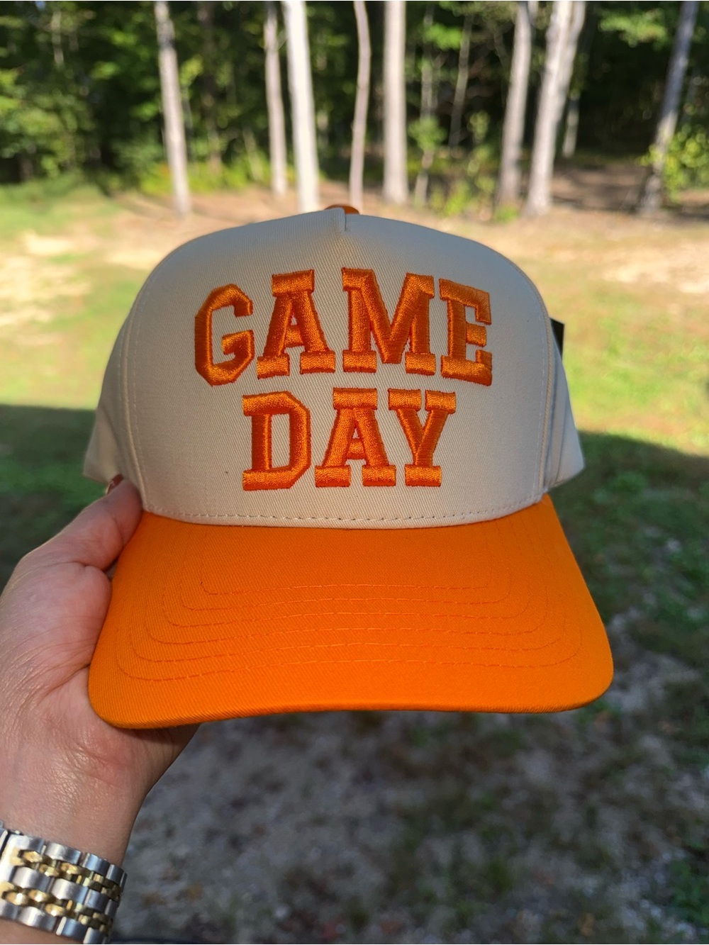 C.C Orange & Cream GAME DAY Trucker Hat